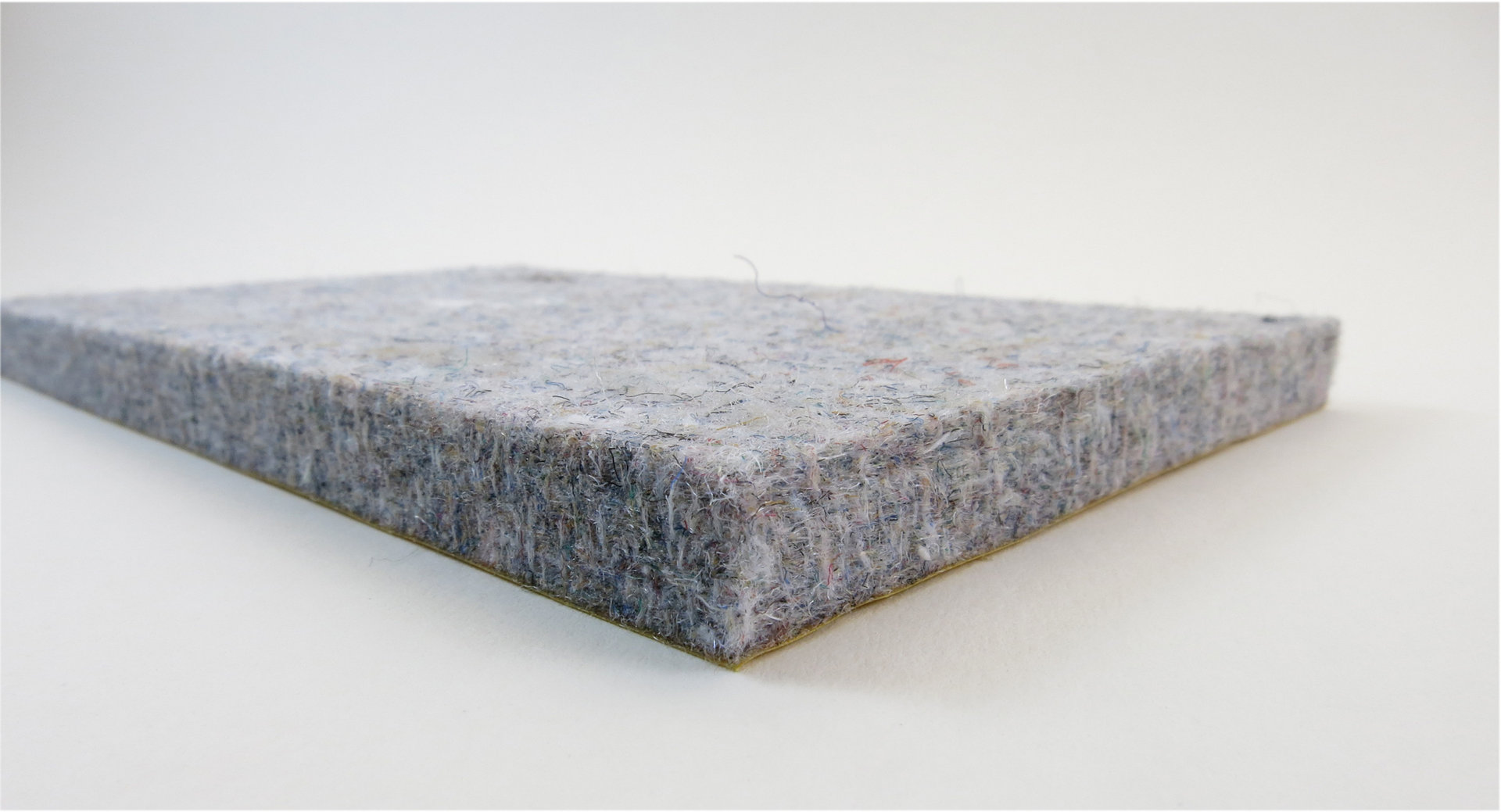 Filzplatte selbstklebend - DIN Formate 10mm dick | grau meliert
