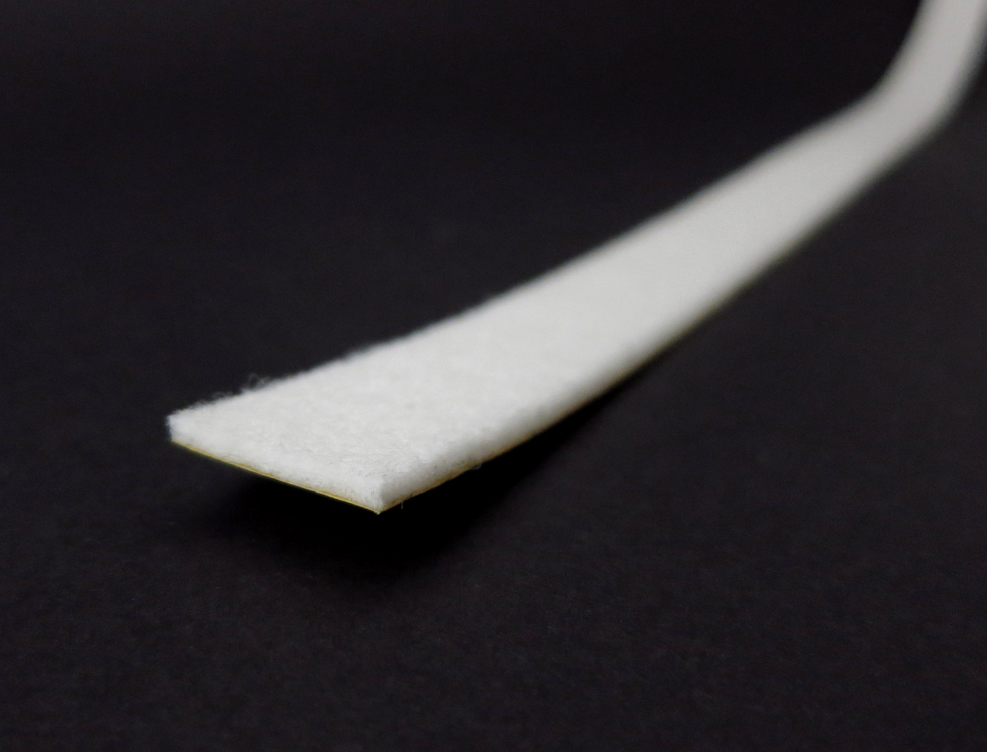 Filzstreifen / Filzband selbstklebend, 2mm dick | weiß